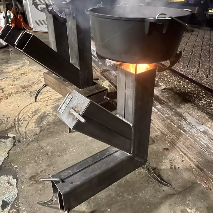 Iron kitchen BBQ uniek design Iron kitchen BBQ uniek design