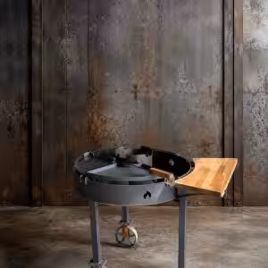Iron kitchen bbq round